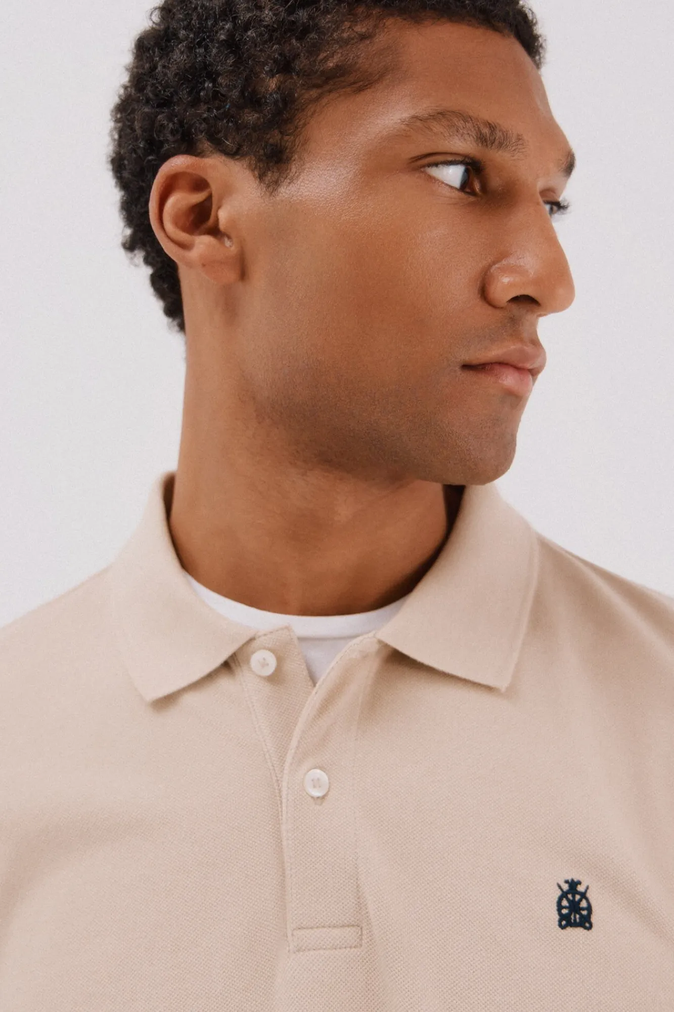 Hombre Cortefiel Polos>Polo básico manga larga