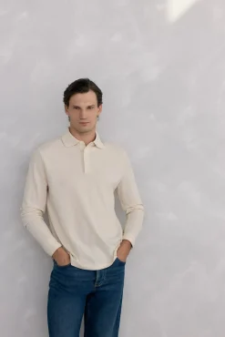 Hombre Pedro del Hierro Polos>Polo básico manga larga