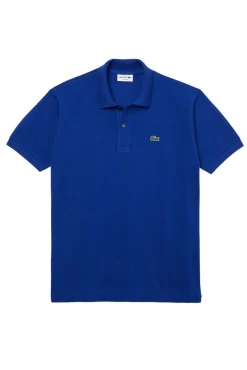 Hombre Lacoste Polos>Polo con bordado de cocodrilo pespunteado