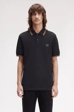Hombre Fred Perry Polos>Polo de hombre de piqué de manga corta