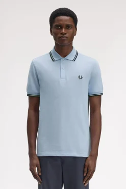 Hombre Fred Perry Polos>Polo de hombre de piqué de manga corta
