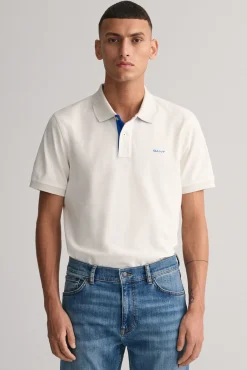 Hombre Gant Polos>Polo de piqué en contraste