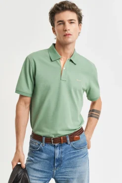 Hombre Gant Polos>Polo de piqué en contraste