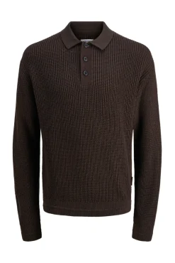 Hombre Jack & Jones Jerséis>Polo de punto con cuello abotonado