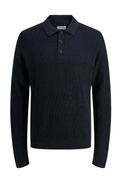 Hombre Jack & Jones Jerséis>Polo de punto con cuello abotonado