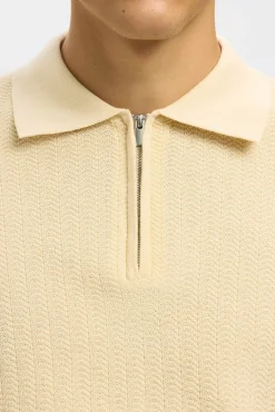 Hombre Selected Polos>Polo estructura media cremallera