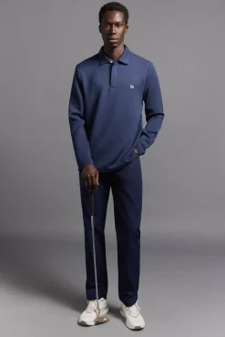 Hombre Pedro del Hierro Deporte|Polos>Polo liso manga larga golf