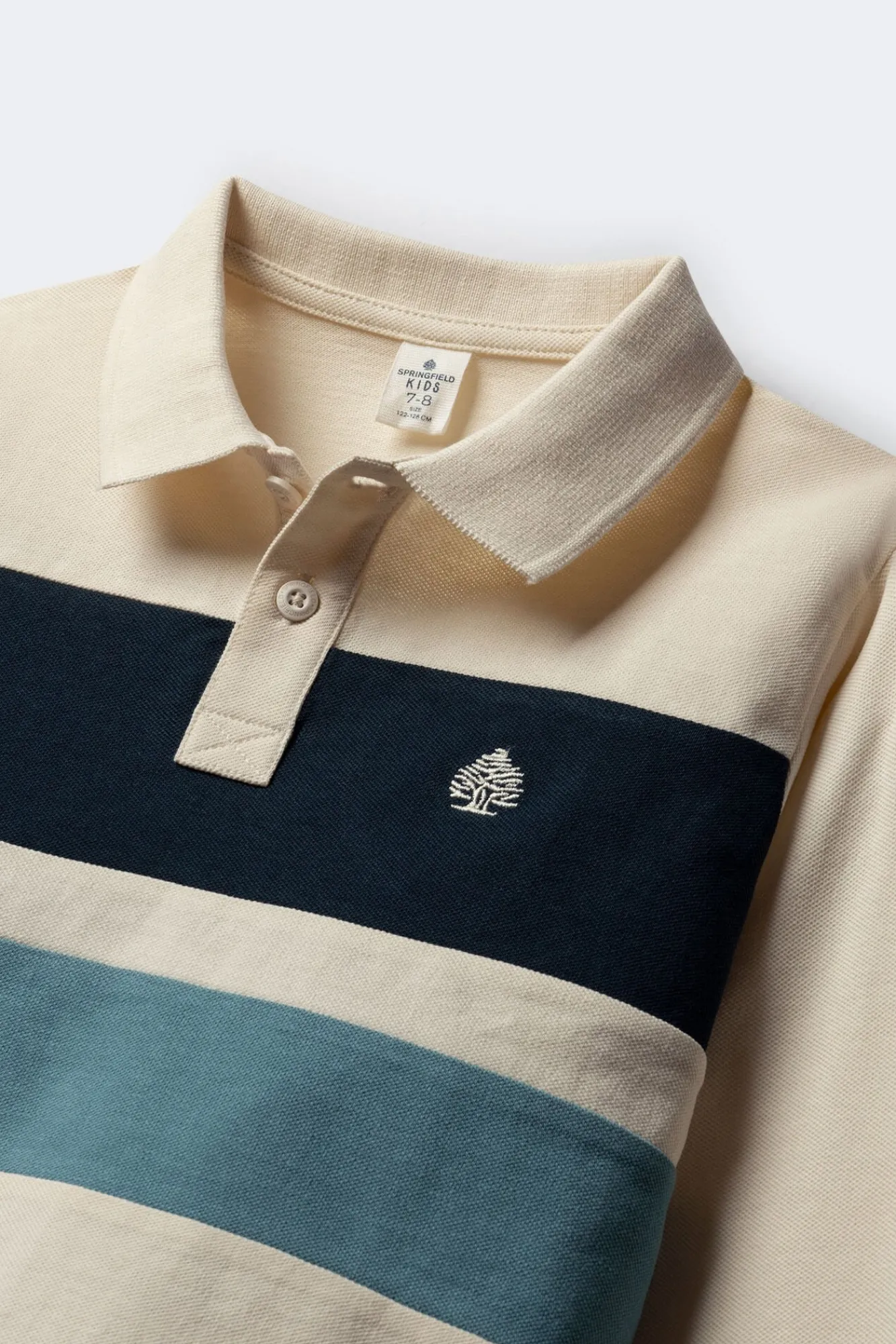Niños Springfield Kids Polos|Camisetas>Polo manga larga detalle rayas niño