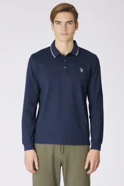 Hombre Us Polo Polos>Polo manga larga Logo