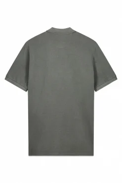 Hombre OOTO Polos>Polo piqué lavado bordado avión