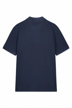 Hombre OOTO Polos>Polo piqué lavado bordado avión