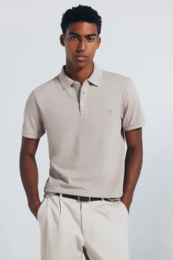 Hombre Springfield Polos>Polo piqué slim fit