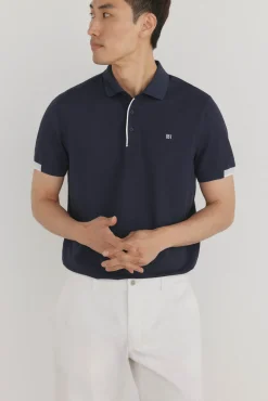 Hombre Pedro del Hierro Polos>Polo puños contraste