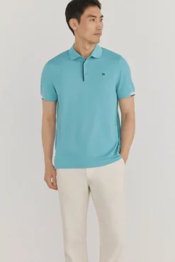 Hombre Pedro del Hierro Polos>Polo puños contraste
