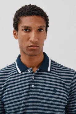 Hombre Cortefiel Polos>Polo rayas oxford