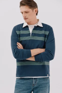 Hombre Cortefiel Polos>Polo rugby de rayas