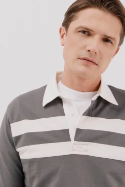 Hombre Cortefiel Polos>Polo rugby de rayas