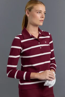 Mujer Pedro del Hierro Deporte>Polo técnico rayas golf