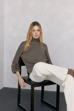 Mujer Pedro del Hierro Chaquetas>Poncho cuello perkins