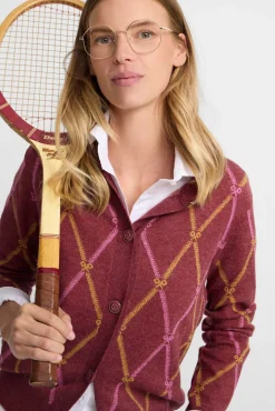 Mujer Silbon Jerséis>Rebeca raquetas rombos