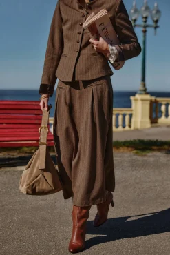 Mujer Hoss Intropia Faldas>Reyes. Falda con pliegues