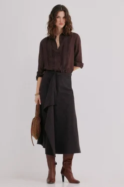 Mujer Hoss Intropia Faldas>Rina. Falda a rayas