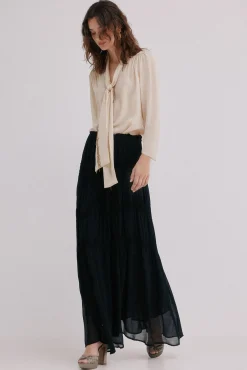 Mujer Hoss Intropia Faldas>Romelia. Falda bordada