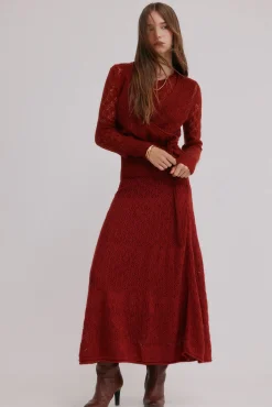 Mujer Hoss Intropia Faldas>Rossie. Falda calada