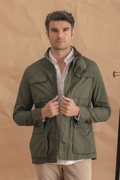 Hombre Celopman Chaquetas|Abrigos>Sahariana Tecnica