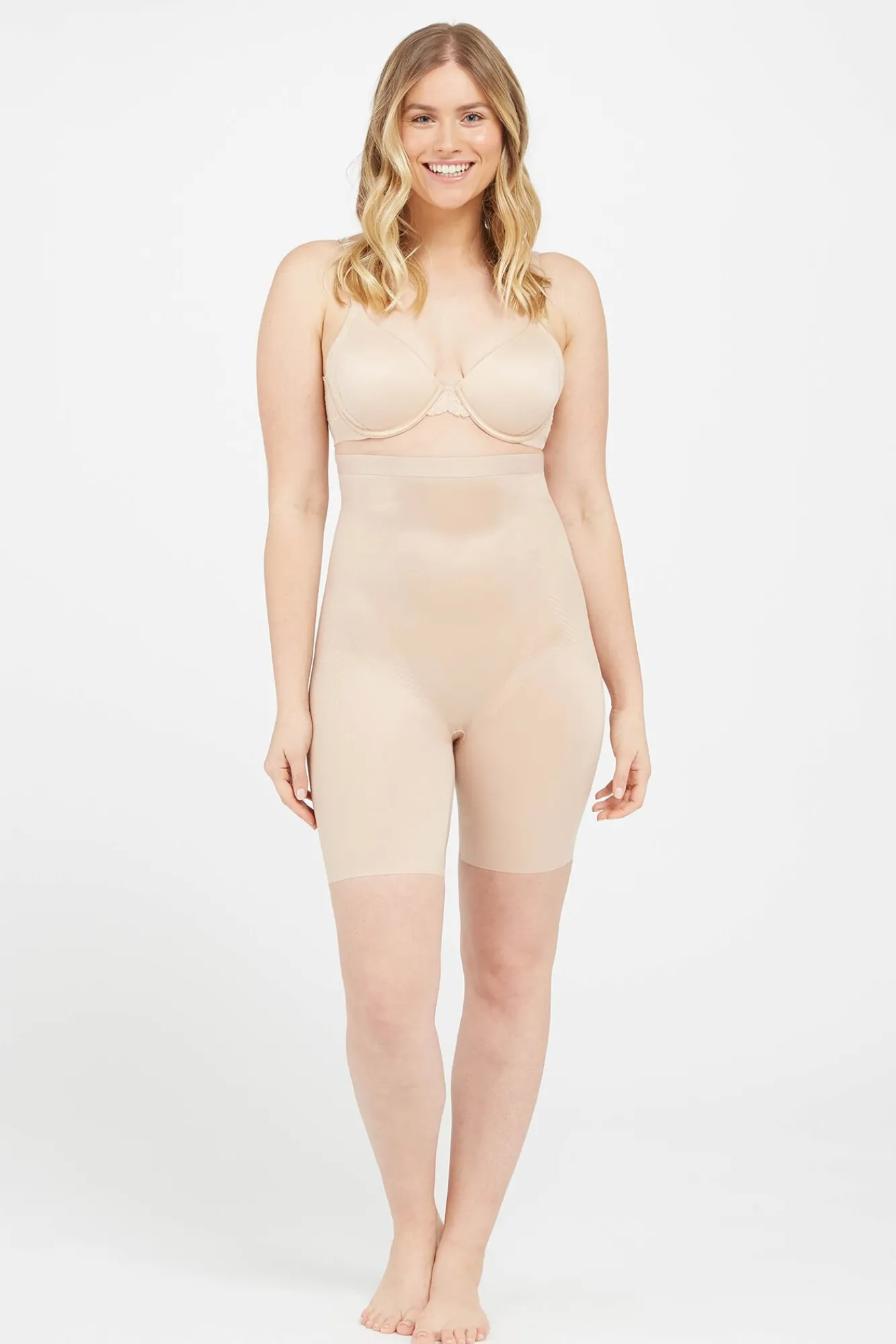 Mujer Spanx Ropa Interior>Short reductor beige
