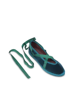 Mujer Flabelus Bailarinas|Planos>Slippers de terciopelo