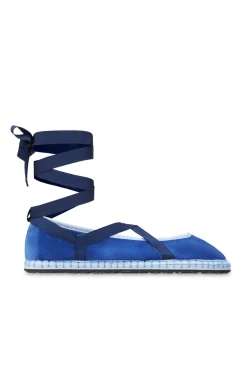 Mujer Flabelus Bailarinas|Planos>Slippers de terciopelo