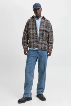 Hombre Jack & Jones Camisas>Sobrecamisa cuadros