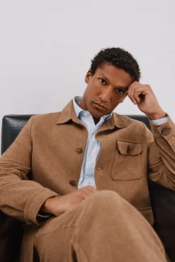 Hombre Cortefiel Trajes|Chaquetas>Sobrecamisa lana