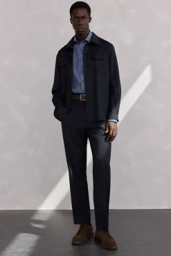 Hombre Pedro del Hierro Camisas>Sobrecamisa traje lana