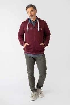 Hombre Privata Sudaderas>Sudadera abierta con capucha y bolsillos