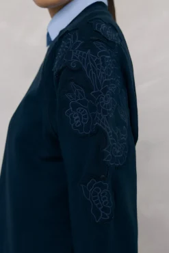 Mujer Pedro del Hierro Sudaderas>Sudadera bordados flores