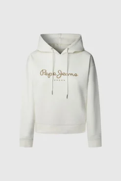 Mujer Pepe Jeans Sudaderas>Sudadera Capucha Con Logo
