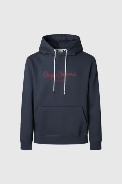 Hombre Pepe Jeans Sudaderas|Jerséis>Sudadera Capucha Con Logo