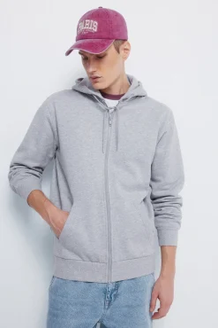 Hombre Springfield Sudaderas>Sudadera capucha cremallera