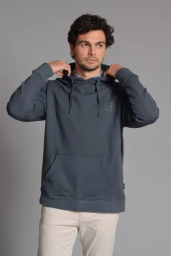 Hombre Cloking Sudaderas>Sudadera Capucha Lavada