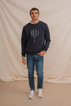 Hombre Celopman Sudaderas>Sudadera con bordado frontal