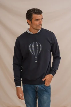 Hombre Celopman Sudaderas>Sudadera con bordado frontal