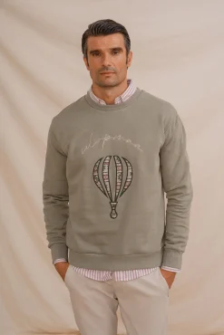 Hombre Celopman Sudaderas>Sudadera con bordado frontal