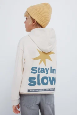 Niños Springfield Kids Camisetas|Sudaderas>Sudadera con capucha frase niño