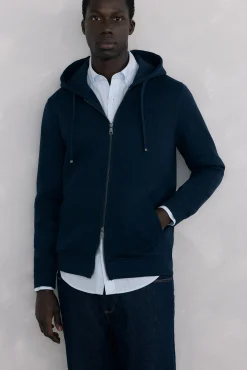 Hombre Pedro del Hierro Sudaderas>Sudadera con capucha tejido técnico