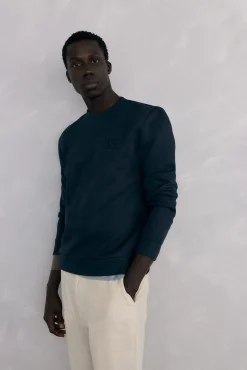 Hombre Pedro del Hierro Sudaderas>Sudadera cuello caja tejido técnico