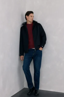 Hombre Pedro del Hierro Sudaderas>Sudadera cuello caja tejido técnico