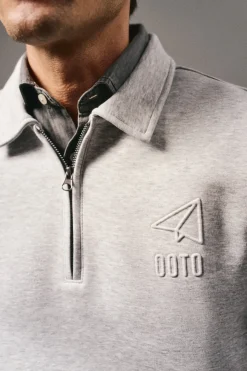 Hombre OOTO Sudaderas>Sudadera cuello cremallera