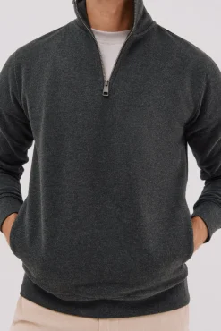 Hombre Cortefiel Sudaderas>Sudadera cuello cremallera